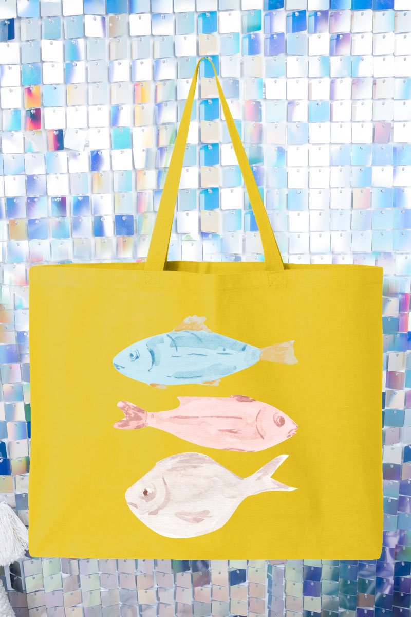 Bless Your Gills Canvas Jumbo Tote - Wholesale Accessory Market