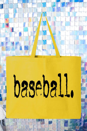 Distressed Baseball. Canvas Jumbo Tote - Wholesale Accessory Market