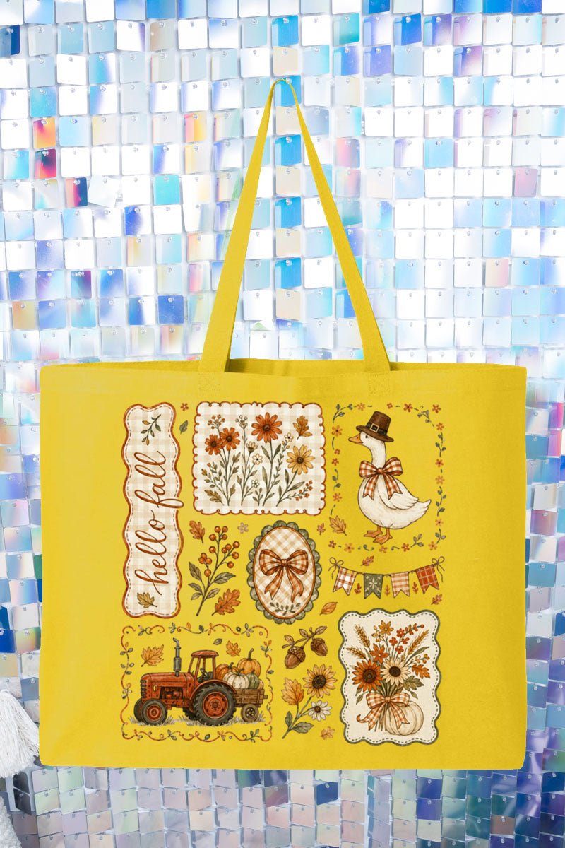 Harvest Keepsakes Canvas Jumbo Tote - Wholesale Accessory Market