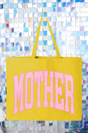 Pretty In Pink Mother Canvas Jumbo Tote - Wholesale Accessory Market