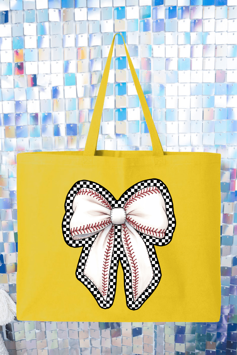 Ribbons & Runs Canvas Jumbo Tote - Wholesale Accessory Market
