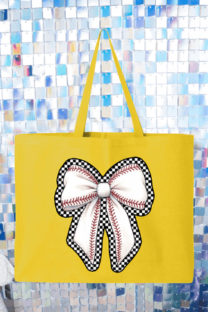 Ribbons & Runs Canvas Jumbo Tote - Wholesale Accessory Market