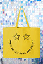 Star Eyes God Never Fails Canvas Jumbo Tote - Wholesale Accessory Market