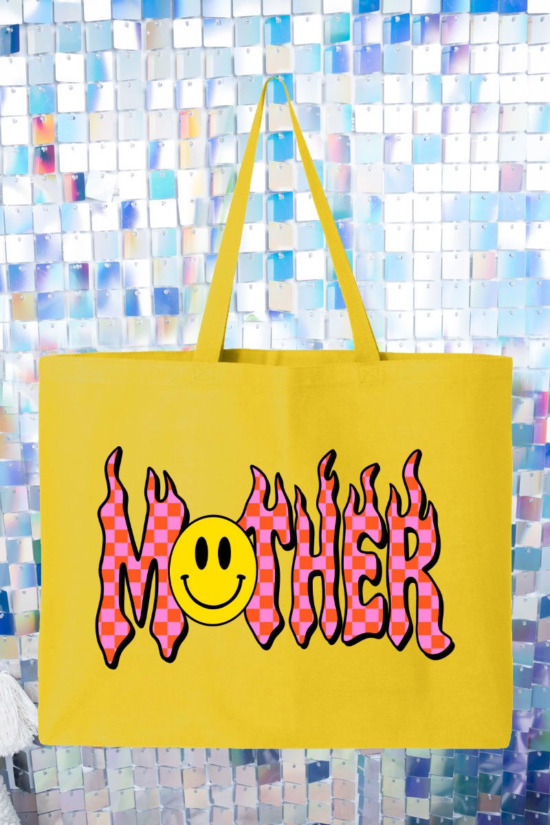 Y2K Mother Canvas Jumbo Tote - Wholesale Accessory Market
