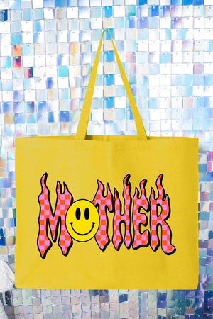 Y2K Mother Canvas Jumbo Tote - Wholesale Accessory Market