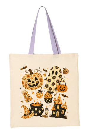 Boo & Bloom Medium Canvas Tote - Wholesale Accessory Market