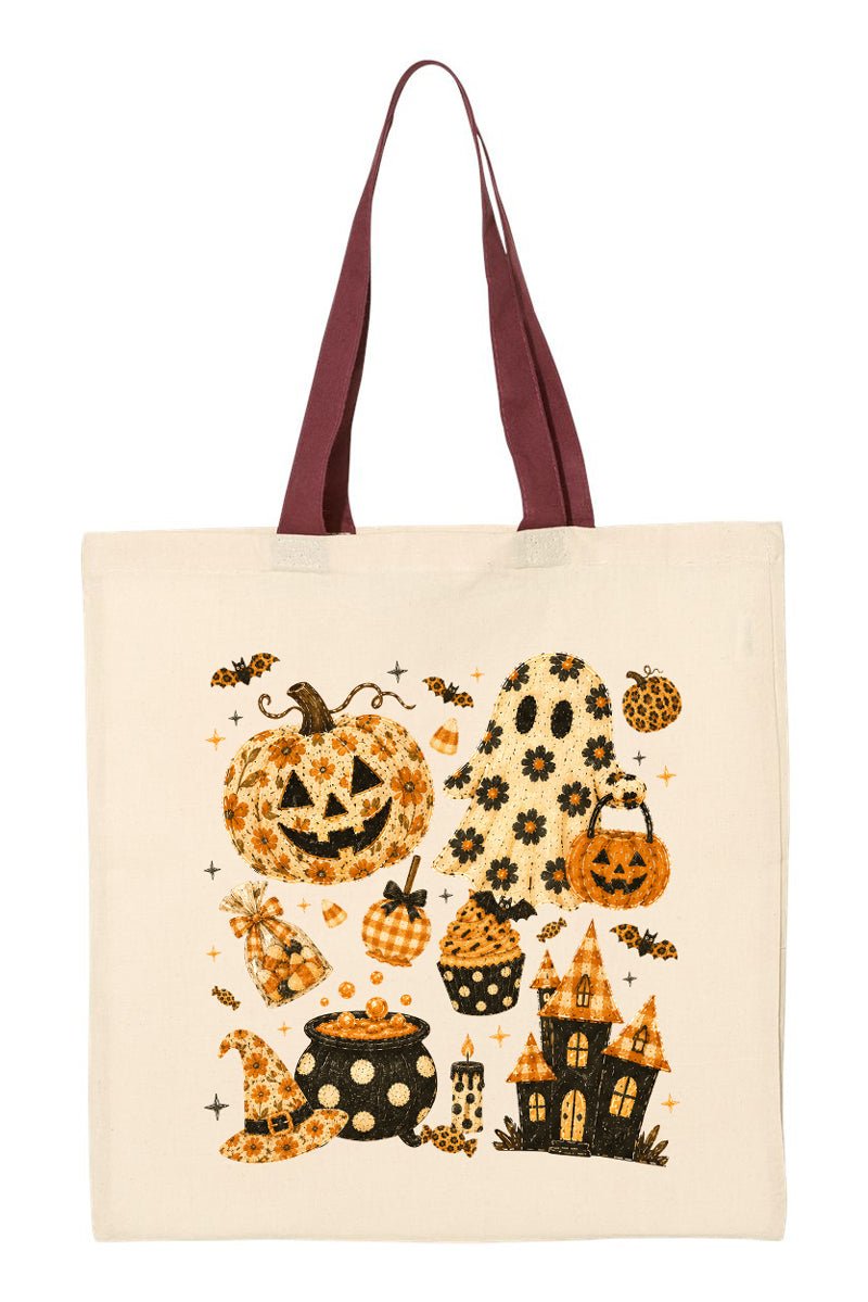 Boo & Bloom Medium Canvas Tote - Wholesale Accessory Market