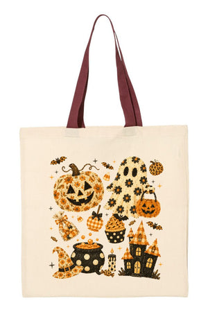 Boo & Bloom Medium Canvas Tote - Wholesale Accessory Market