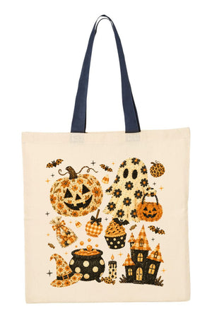 Boo & Bloom Medium Canvas Tote - Wholesale Accessory Market
