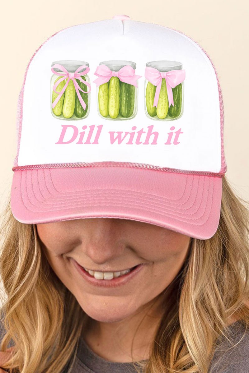 Dill With It Coquette Foam Mesh Back Trucker Cap - Wholesale Accessory Market
