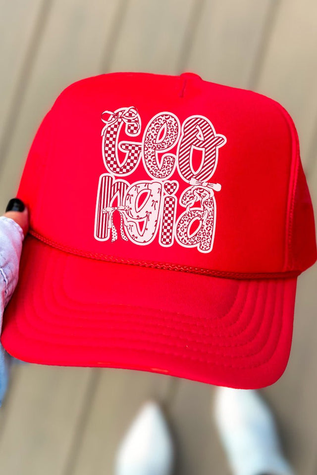 Tied In Georgia Foam Mesh Back Trucker Cap - Wholesale Accessory Market