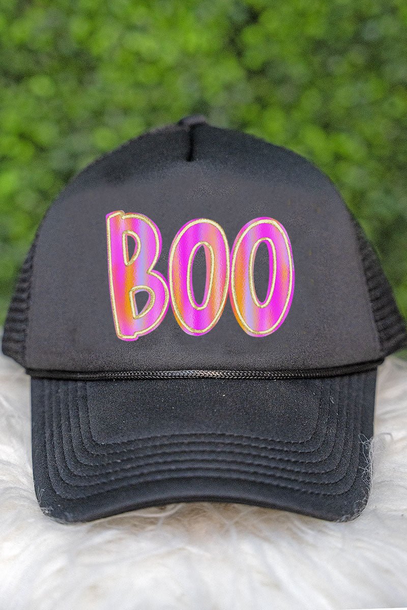 Watercolor Boo Foam Mesh Back Trucker Cap | Wholesale Accessory Market