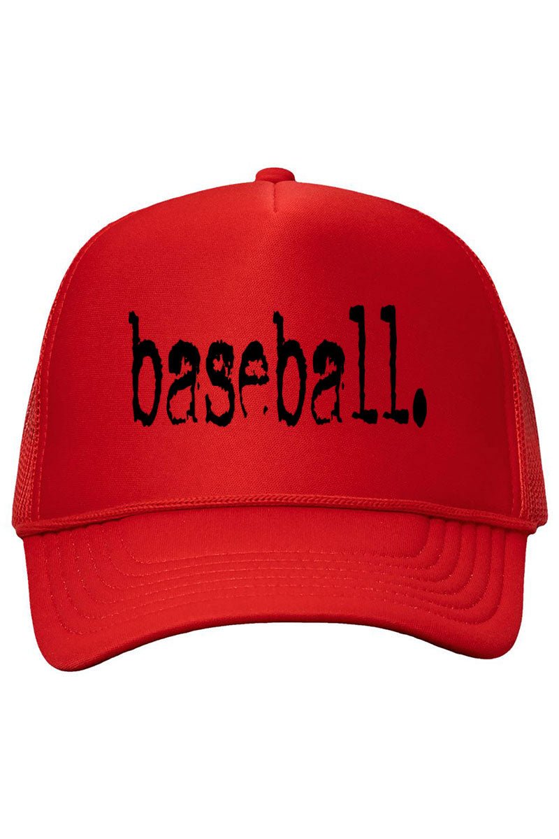 Distressed Baseball. Foam Mesh Back Trucker Cap - Wholesale Accessory Market