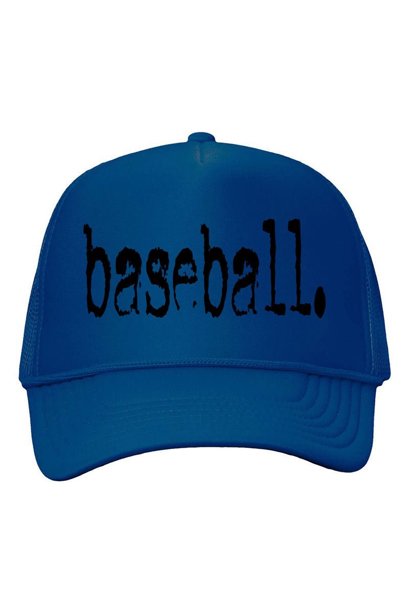 Distressed Baseball. Foam Mesh Back Trucker Cap - Wholesale Accessory Market
