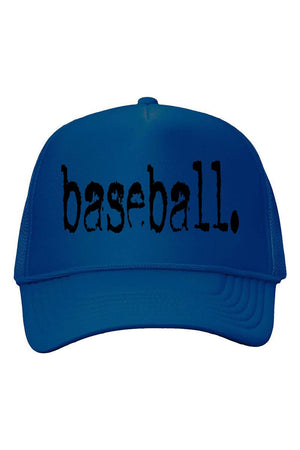 Distressed Baseball. Foam Mesh Back Trucker Cap - Wholesale Accessory Market