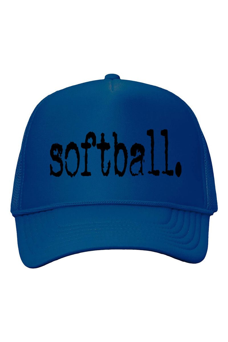 Distressed Softball. Foam Mesh Back Trucker Cap - Wholesale Accessory Market