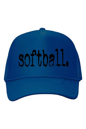 Distressed Softball. Foam Mesh Back Trucker Cap - Wholesale Accessory Market