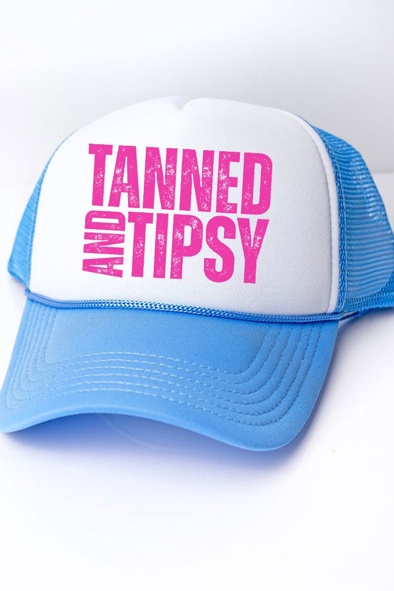 Distressed Tanned And Tipsy Foam Mesh Back Trucker Cap - Wholesale Accessory Market