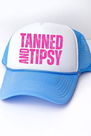 Distressed Tanned And Tipsy Foam Mesh Back Trucker Cap - Wholesale Accessory Market
