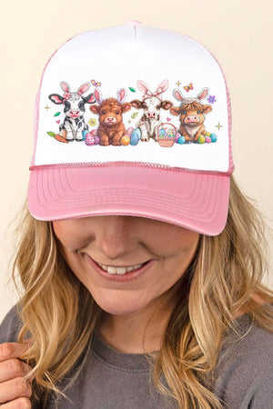 Highland Egg Hunt Foam Mesh Back Trucker Cap - Wholesale Accessory Market
