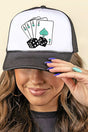 Deal Your Cards Foam Mesh Back Trucker Cap - Wholesale Accessory Market