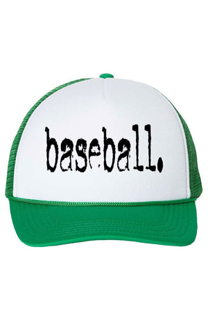 Distressed Baseball. Foam Mesh Back Trucker Cap - Wholesale Accessory Market