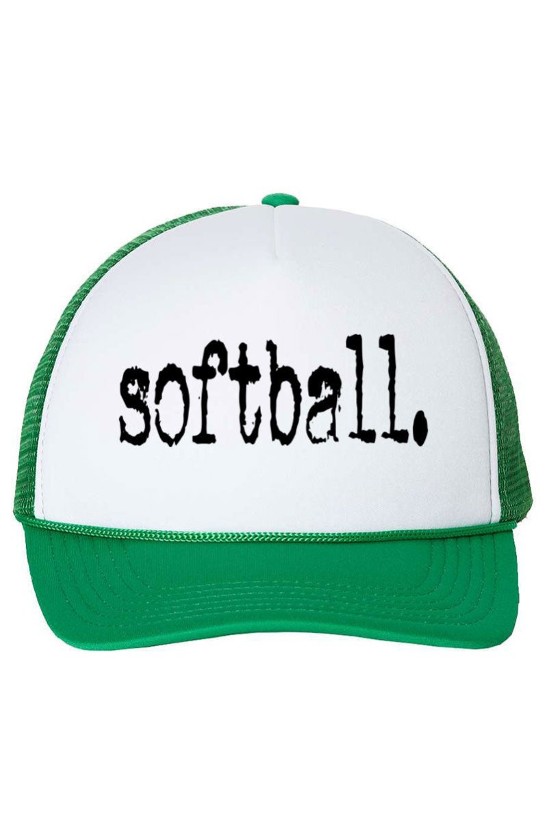 Distressed Softball. Foam Mesh Back Trucker Cap - Wholesale Accessory Market