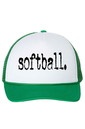 Distressed Softball. Foam Mesh Back Trucker Cap - Wholesale Accessory Market