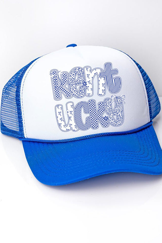 Tied In Kentucky Foam Mesh Back Trucker Cap - Wholesale Accessory Market