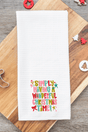 A Wonderful Christmas Time Waffle Kitchen Towel - Wholesale Accessory Market