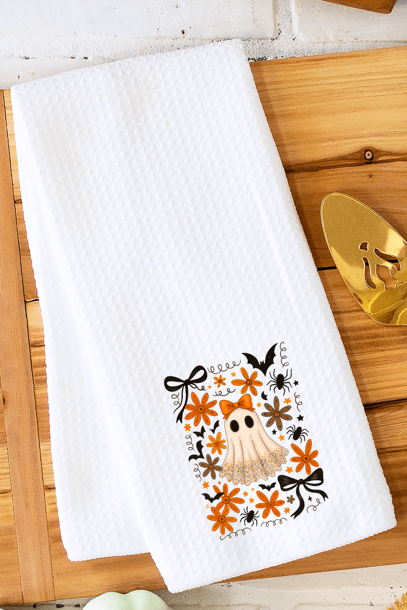 Boo'd Up Waffle Kitchen Towel - Wholesale Accessory Market