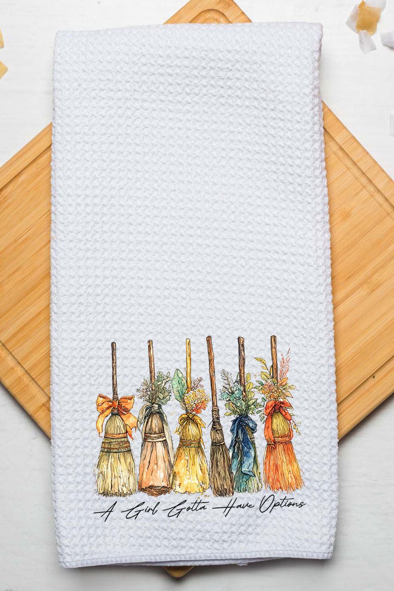 Broom Service Waffle Kitchen Towel - Wholesale Accessory Market