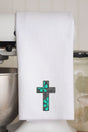 Concho Cross Waffle Kitchen Towel - Wholesale Accessory Market