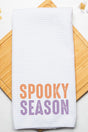 Distressed Spooky Season Waffle Kitchen Towel - Wholesale Accessory Market