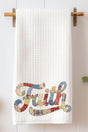 Faith Sewn Sweet Waffle Kitchen Towel - Wholesale Accessory Market
