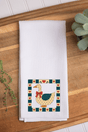 Farmhouse Folk Goose Waffle Kitchen Towel - Wholesale Accessory Market