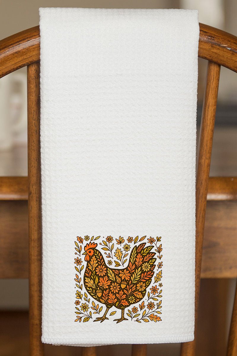 Feather & Flair Waffle Kitchen Towel - Wholesale Accessory Market