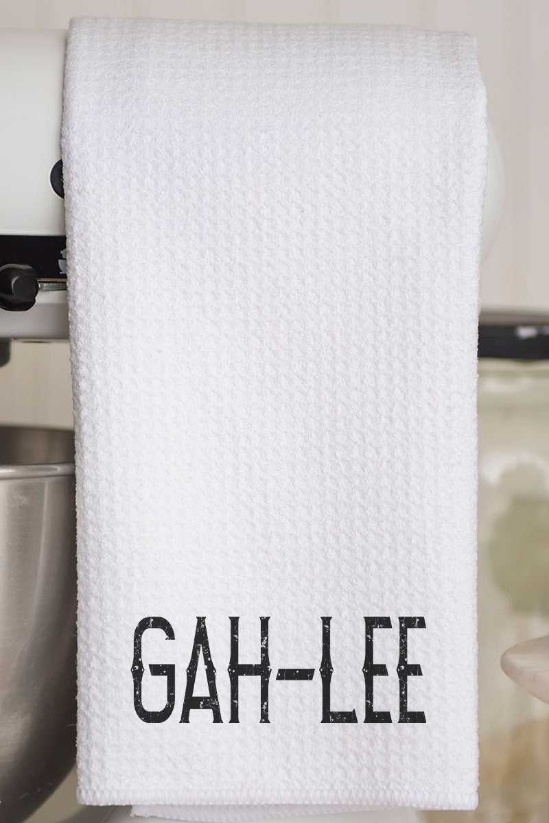 Gah - lee Waffle Kitchen Towel - Wholesale Accessory Market