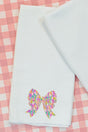 Glitzy Brushed Coquette Waffle Kitchen Towel - Wholesale Accessory Market
