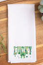 Glitzy Brushed Lucky Waffle Kitchen Towel - Wholesale Accessory Market