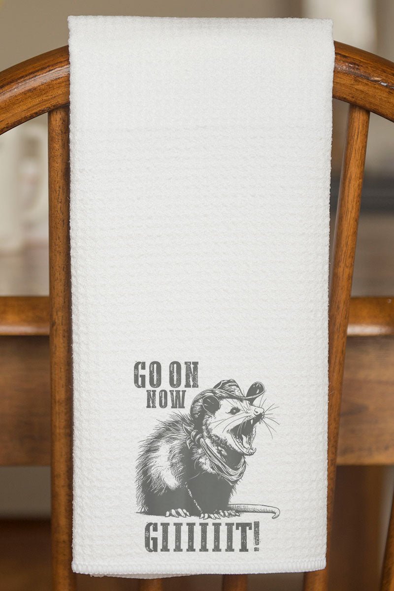 Go On Git Waffle Kitchen Towel - Wholesale Accessory Market