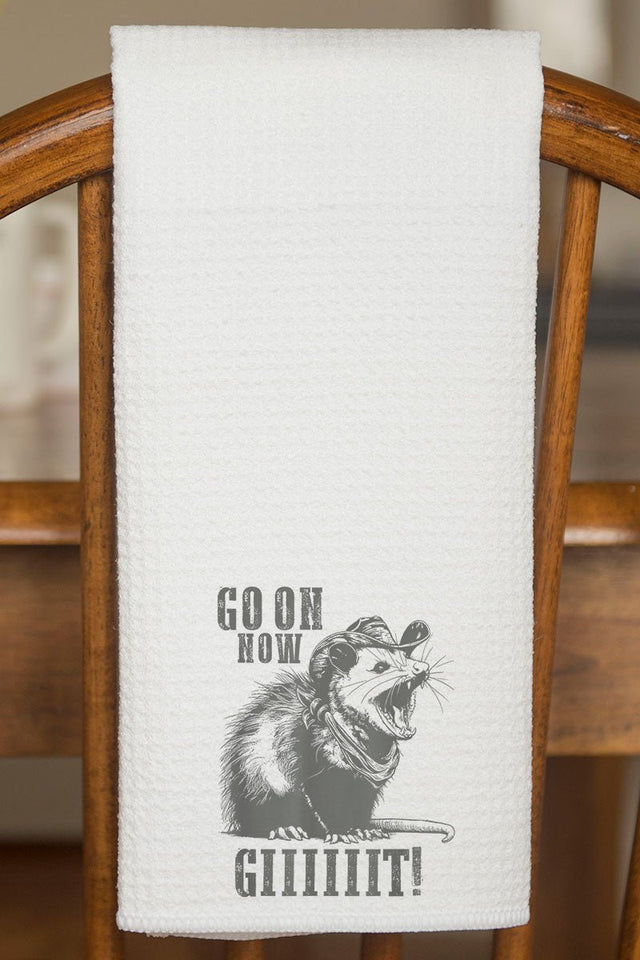 Go On Git Waffle Kitchen Towel - Wholesale Accessory Market
