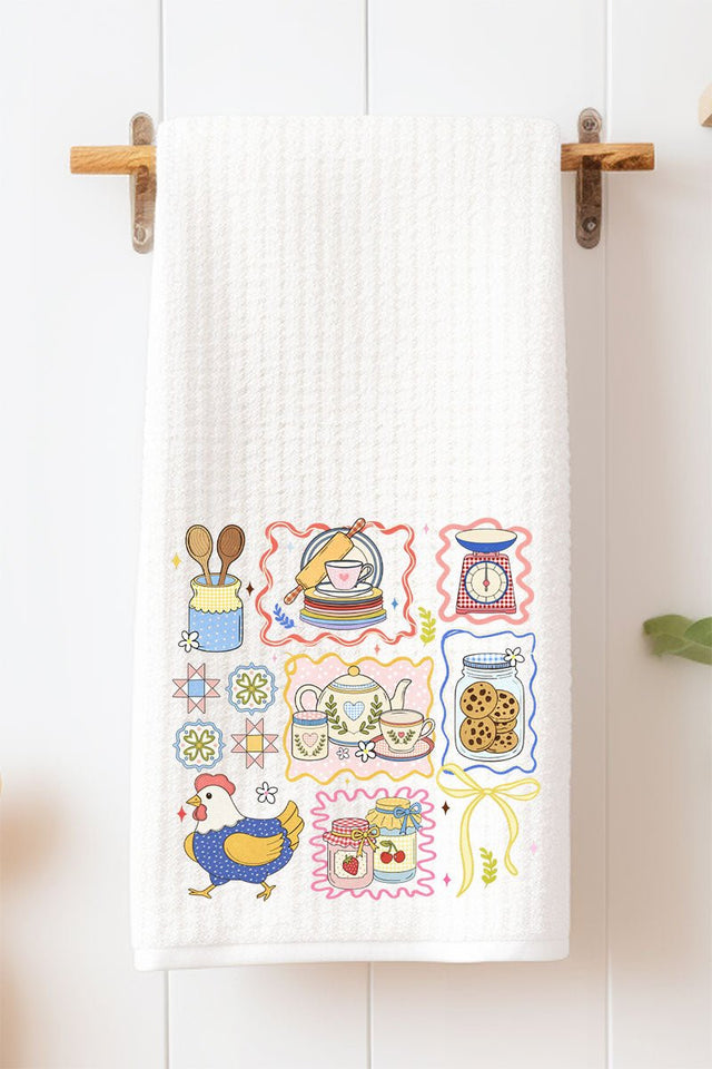 Granny's Kitchen Waffle Kitchen Towel - Wholesale Accessory Market