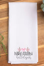 Hard Fought Hallelujah Waffle Kitchen Towel - Wholesale Accessory Market