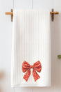 Heartfelt Coquette Waffle Kitchen Towel - Wholesale Accessory Market