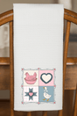 Heartfelt Goose Waffle Kitchen Towel - Wholesale Accessory Market