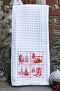 Hometown Holiday Waffle Kitchen Towel - Wholesale Accessory Market