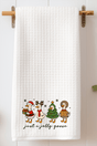 Just A Jolly Goose Waffle Kitchen Towel - Wholesale Accessory Market