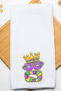 King Cake Queen Waffle Kitchen Towel - Wholesale Accessory Market