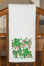 Lucky Luxe Bows Waffle Kitchen Towel - Wholesale Accessory Market